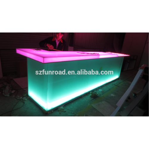 Hot Sale Beauty Lighting Reception Desk for Store Decoration